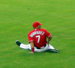Future Hall of Famer Ivan "Pudge" Rodriquez spent only part of a season with the Astros before being traded to the Rangers. Photo R. Anderson
