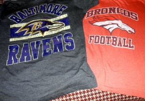 While I follow both the Baltimore Ravens and the Denver Broncos whenever they play each other I cheer for the Ravens. Photo R. Anderson