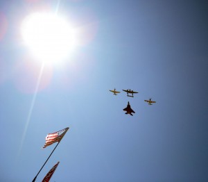 Airshows, such as Wings over Houston, allow visitors the chance to see planes from many eras of aviation in action. Photo R. Anderson