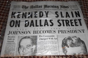 One this day 50 years ago America lost a president and perhaps some of its innocence as well. Photo R. Anderson